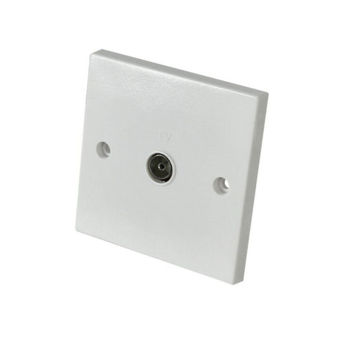 1G FLUSH TV POINT ISOLATED